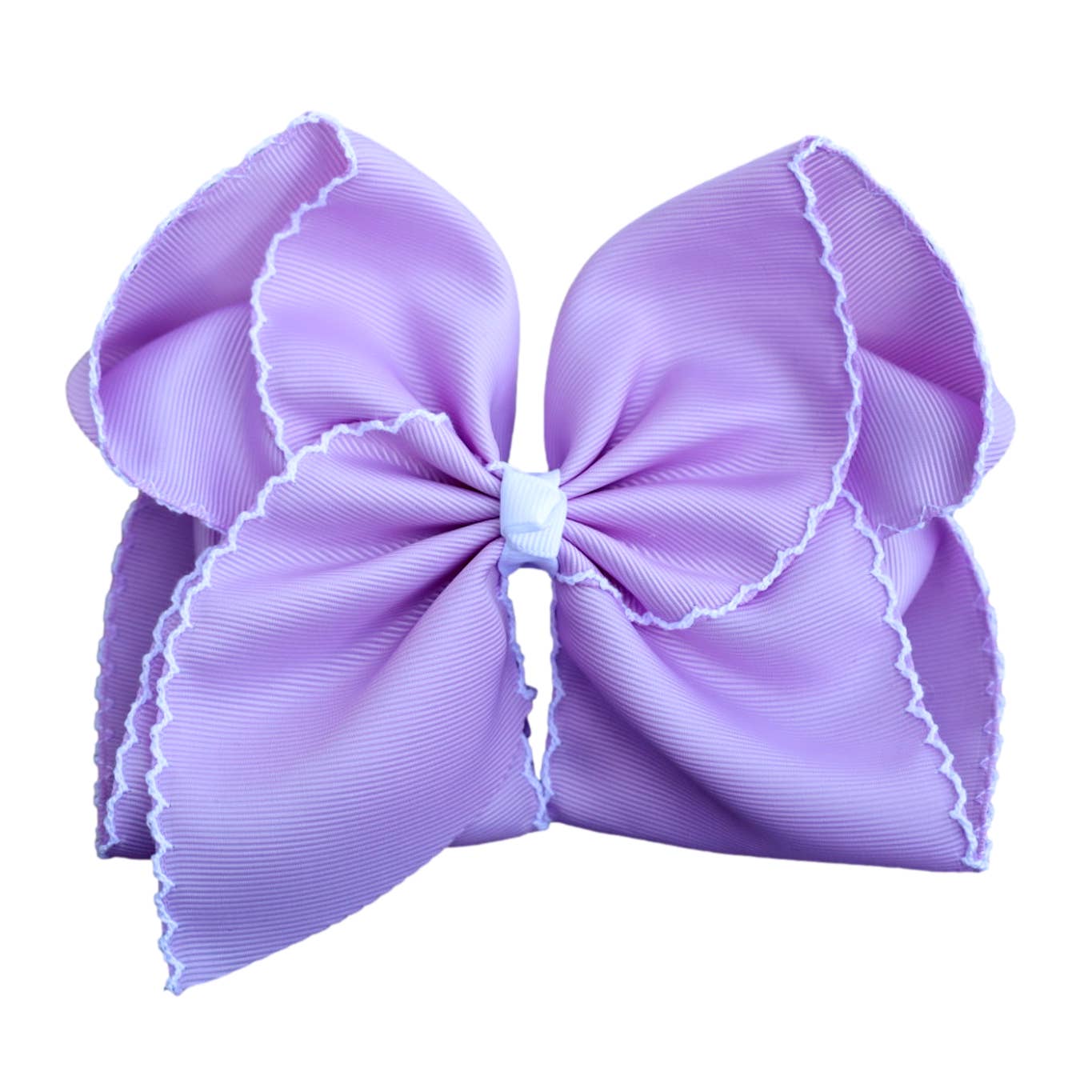 Moon Stitch Hair Bow - MUDBUGSBTQ