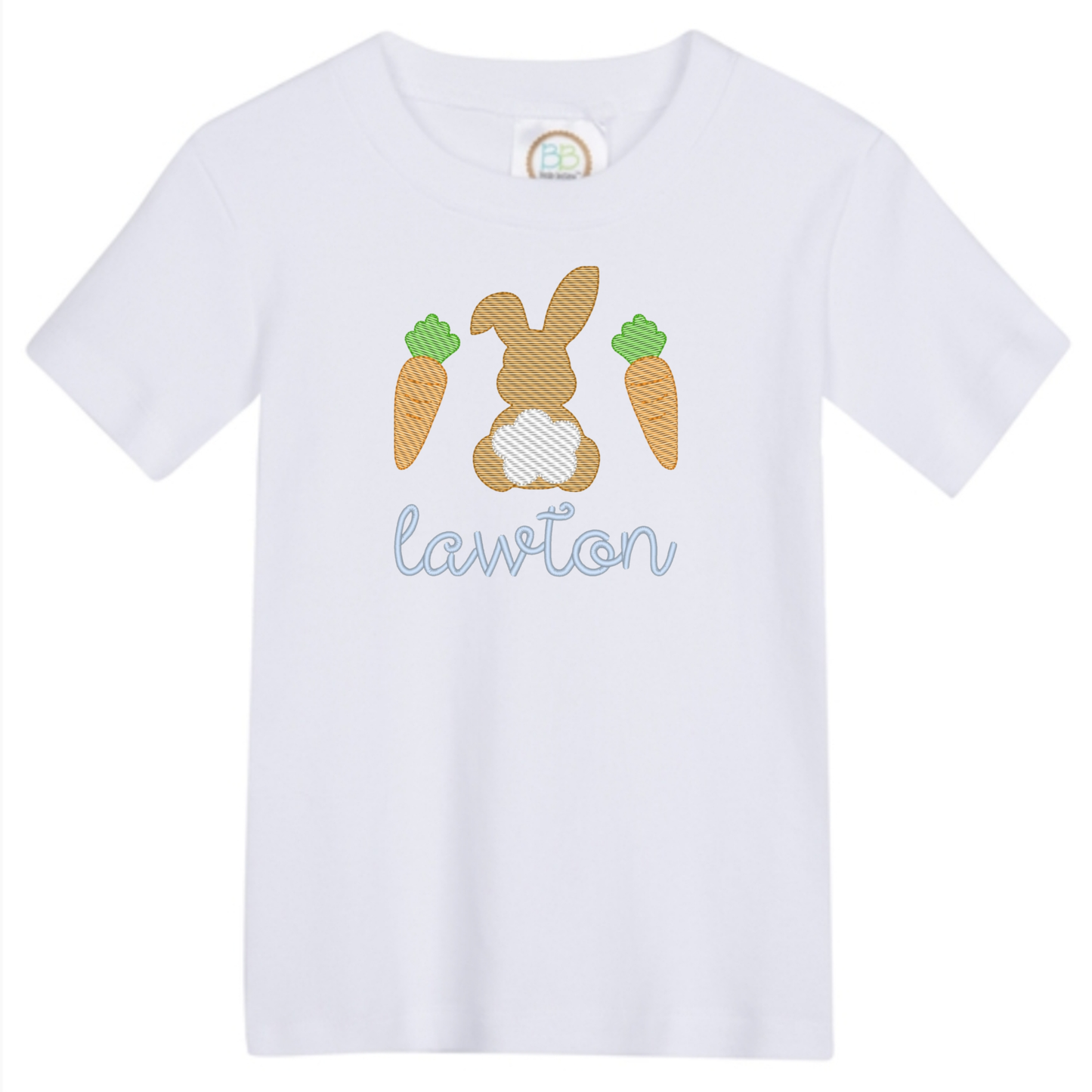 Bunny & Carrots Embroidery - MUDBUGSBTQ