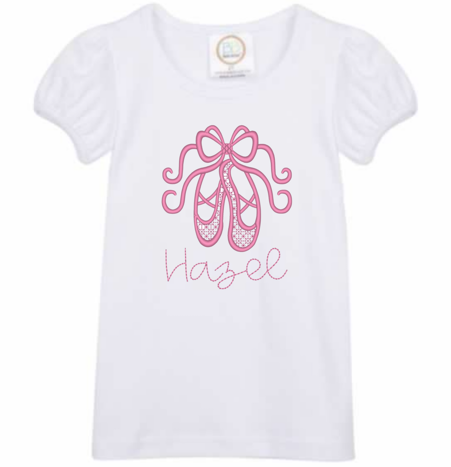 Ballarina Embroidery Shirt - MUDBUGSBTQ