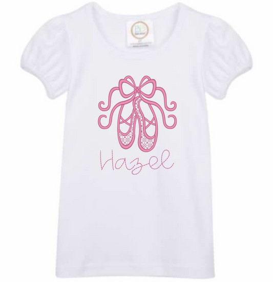 Ballarina Embroidery Shirt - MUDBUGSBTQ