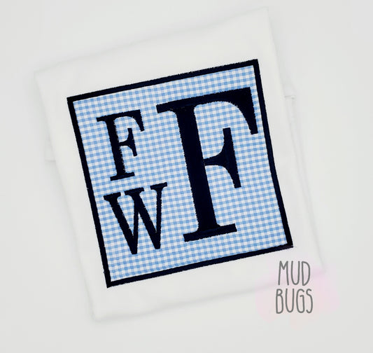 Boys Monogram Shirt - MUDBUGSBTQ