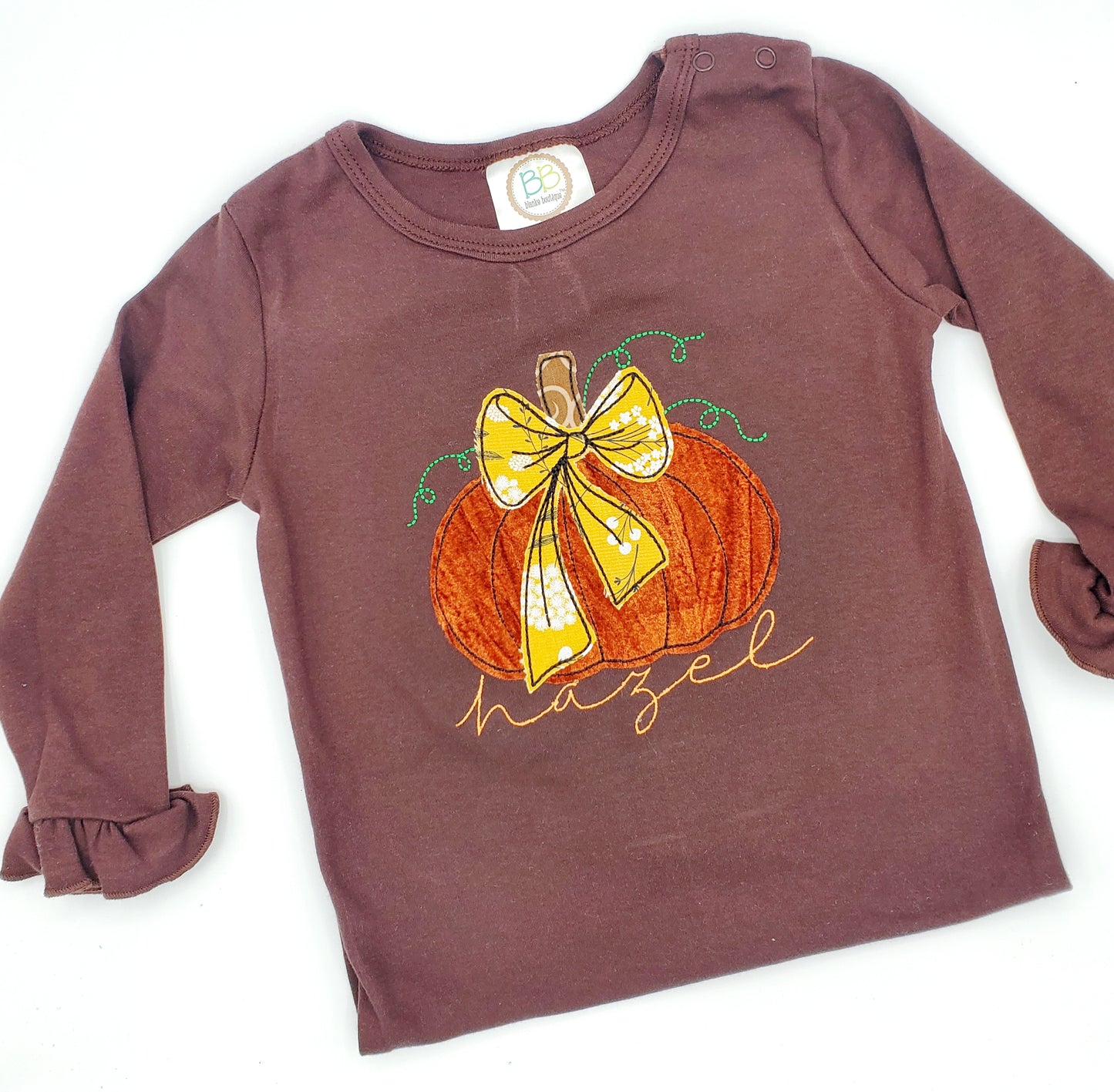 Pumpkin Applique - MUDBUGSBTQ