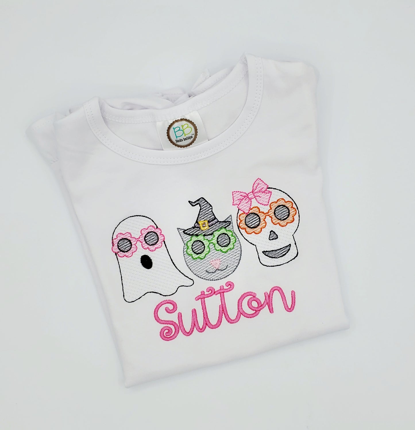 Halloween Monster Embroidery - MUDBUGSBTQ