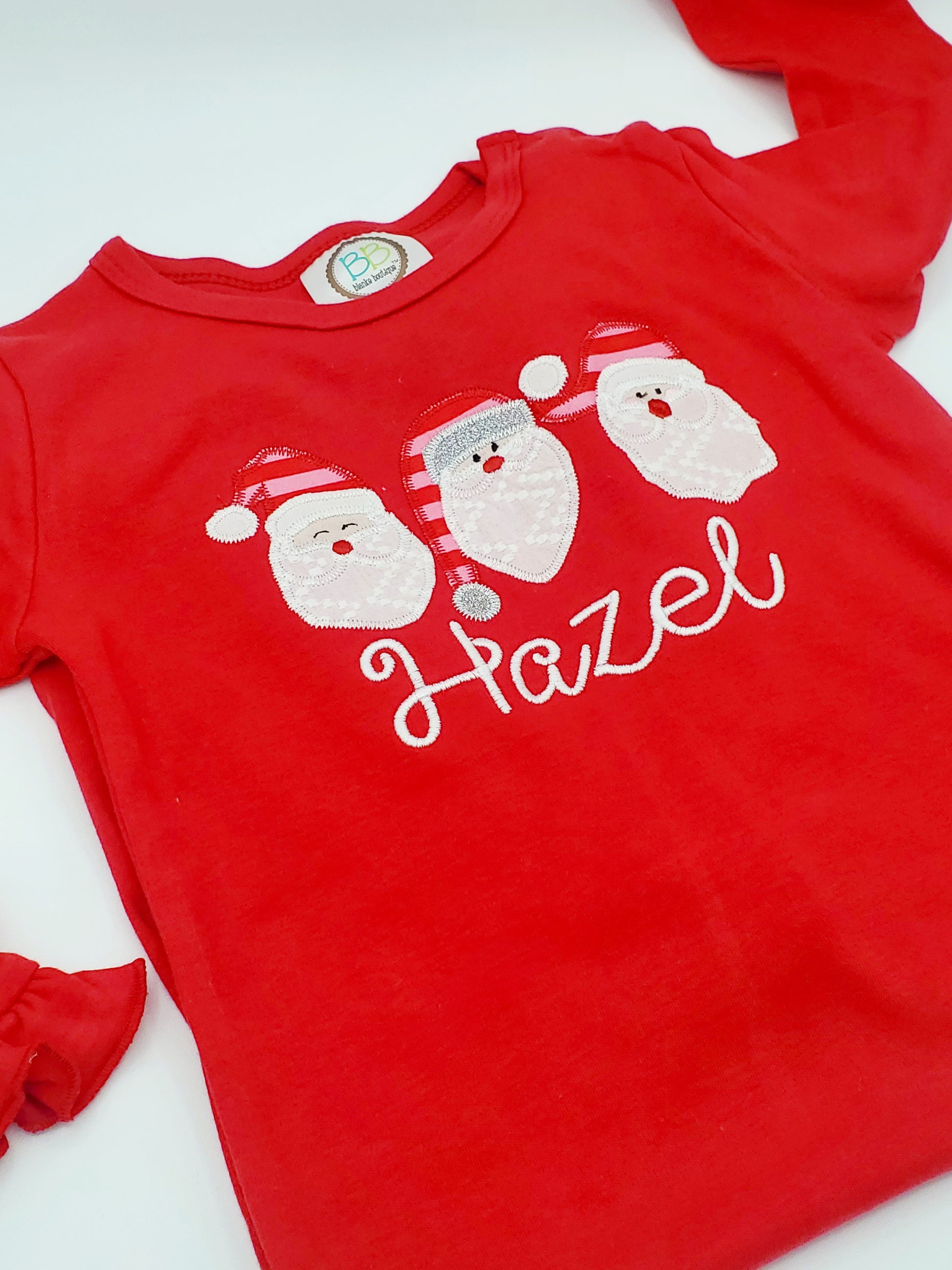 Personalized Santa Romper - MUDBUGSBTQ