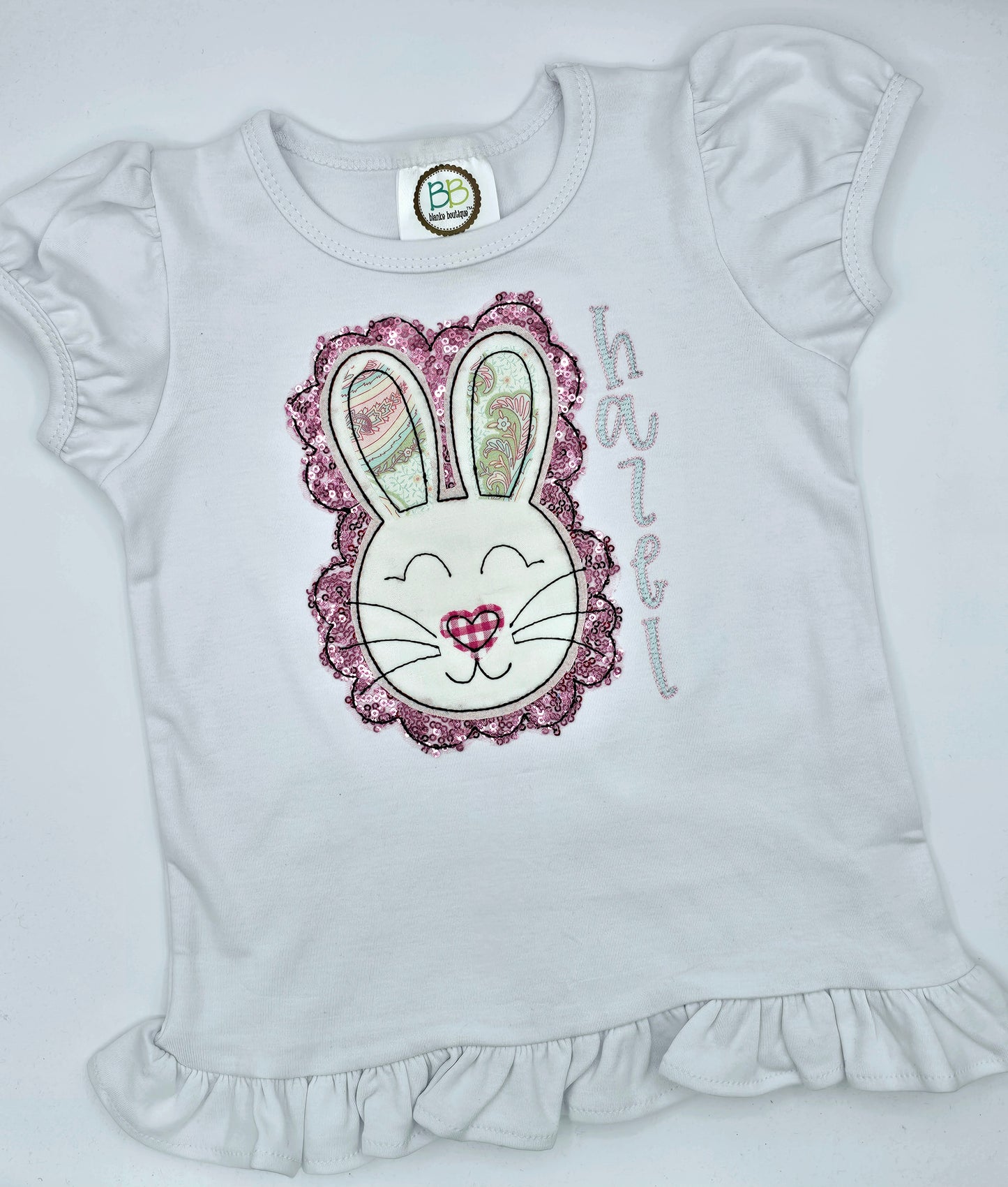 Cute Bunny Applique - MUDBUGSBTQ