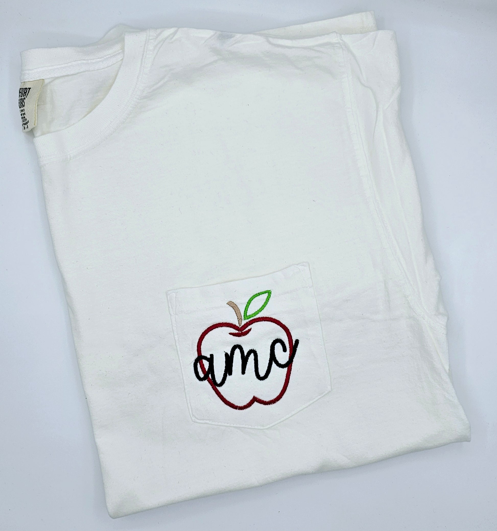 Monogram Apple Pocket - MUDBUGSBTQ