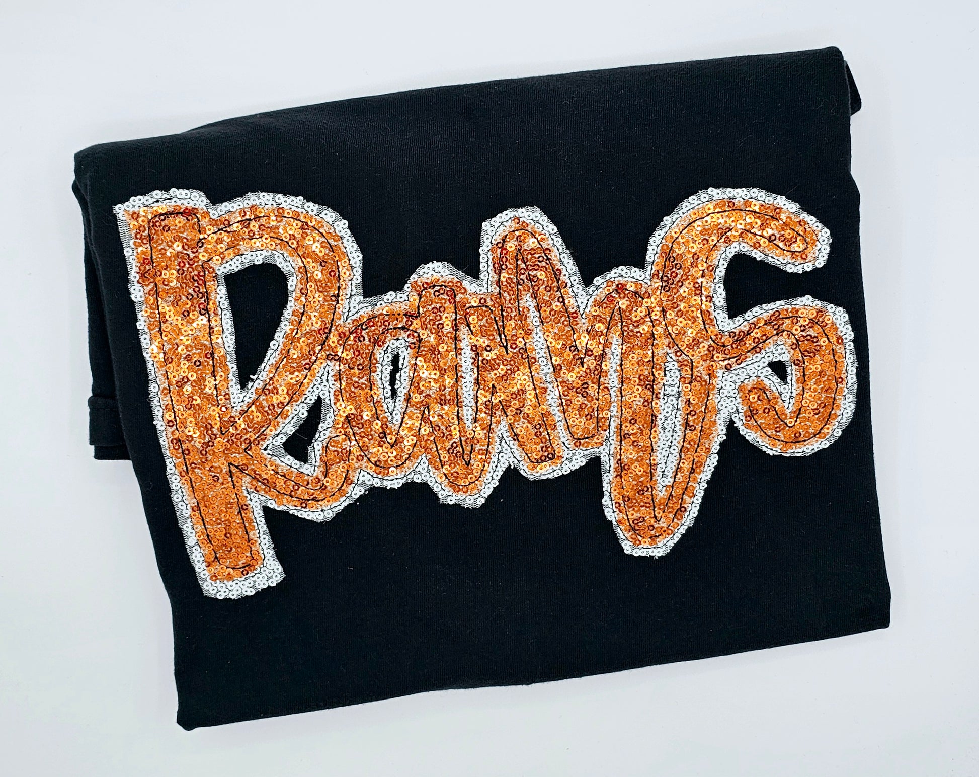 Custom Sequin Mascot Applique Tee - MUDBUGSBTQ