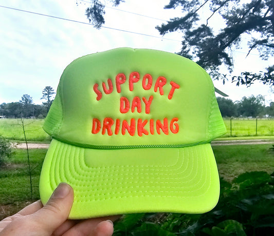 Support Day Drinking Trucker Hat - MUDBUGSBTQ