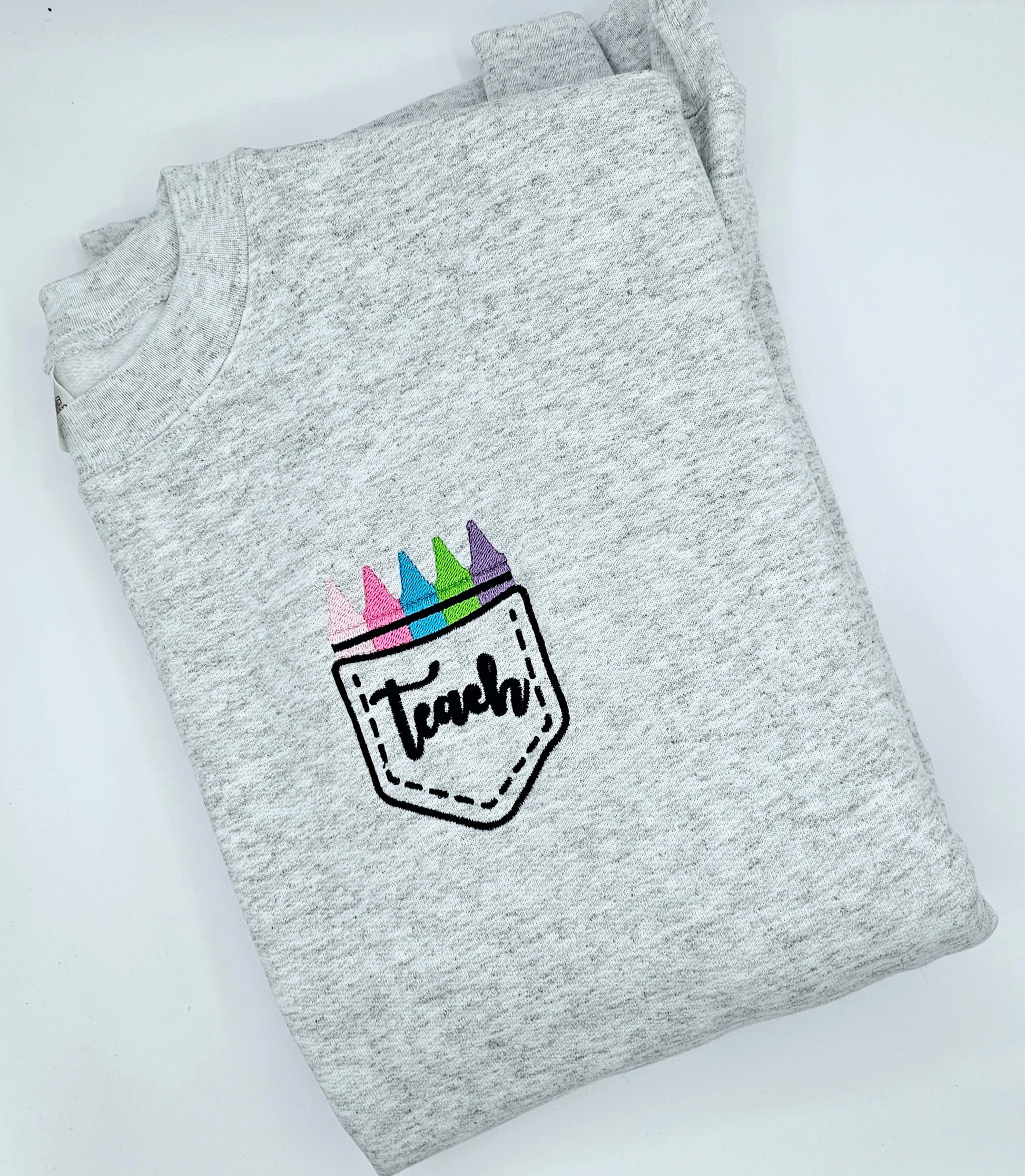 Crayon Pocket Sweatshirt - MUDBUGSBTQ