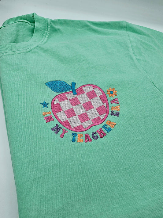 Checkered In My Teacher Era Pocket - MUDBUGSBTQ