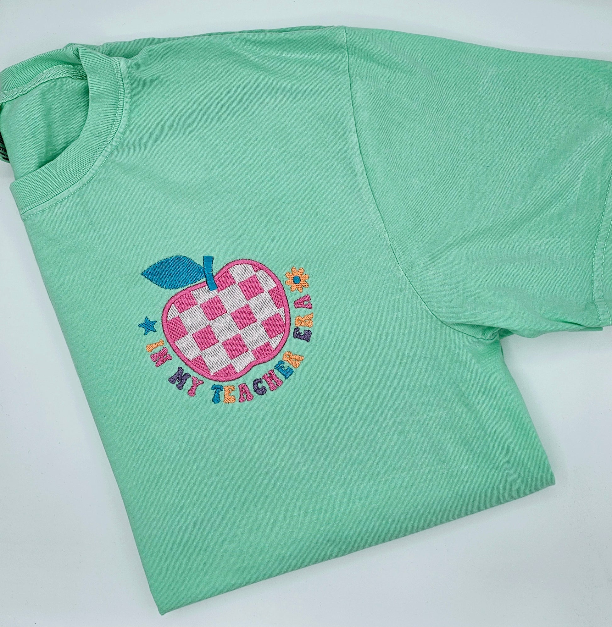 Checkered In My Teacher Era Pocket - MUDBUGSBTQ