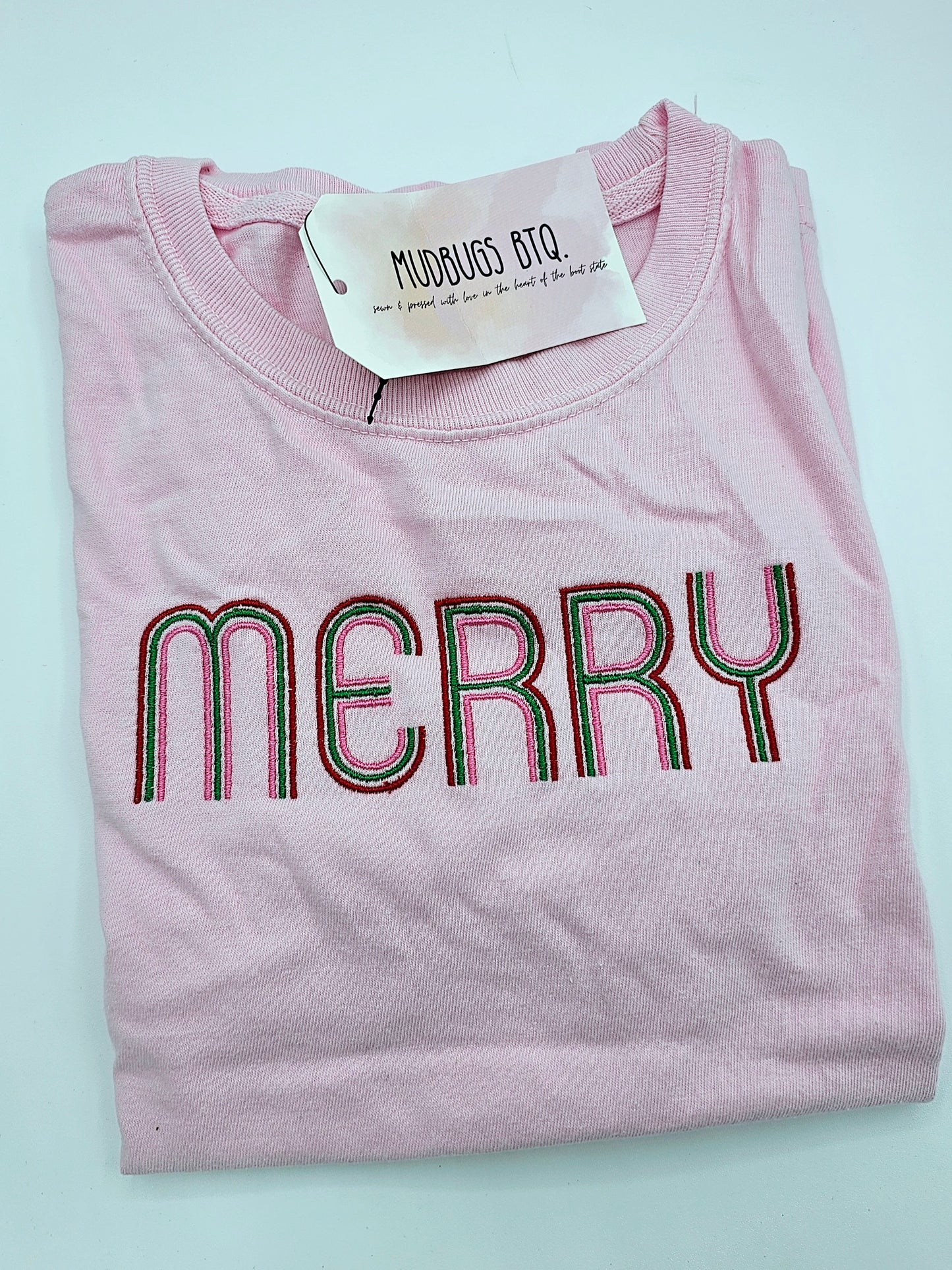 Retro Merry Tee - MUDBUGSBTQ