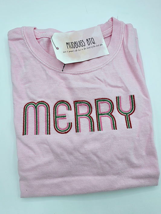 Retro Merry Tee - MUDBUGSBTQ