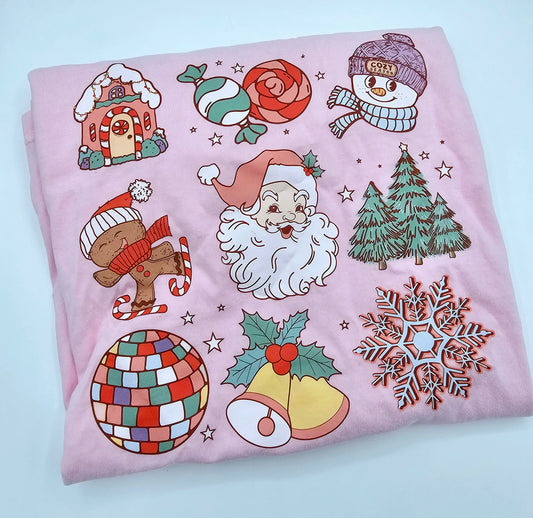Pink Christmas Tee - MUDBUGSBTQ