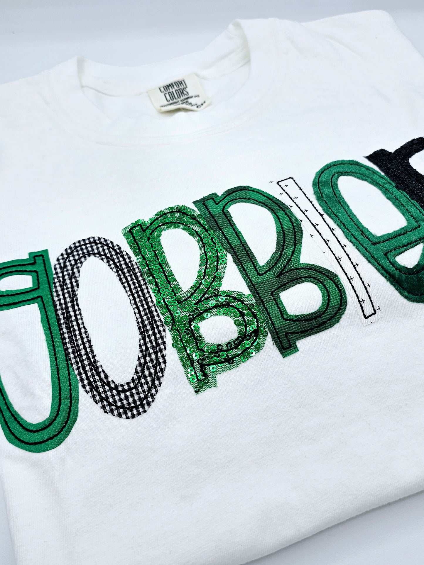 CUSTOM School Mascot Applique Shirt - MUDBUGSBTQ