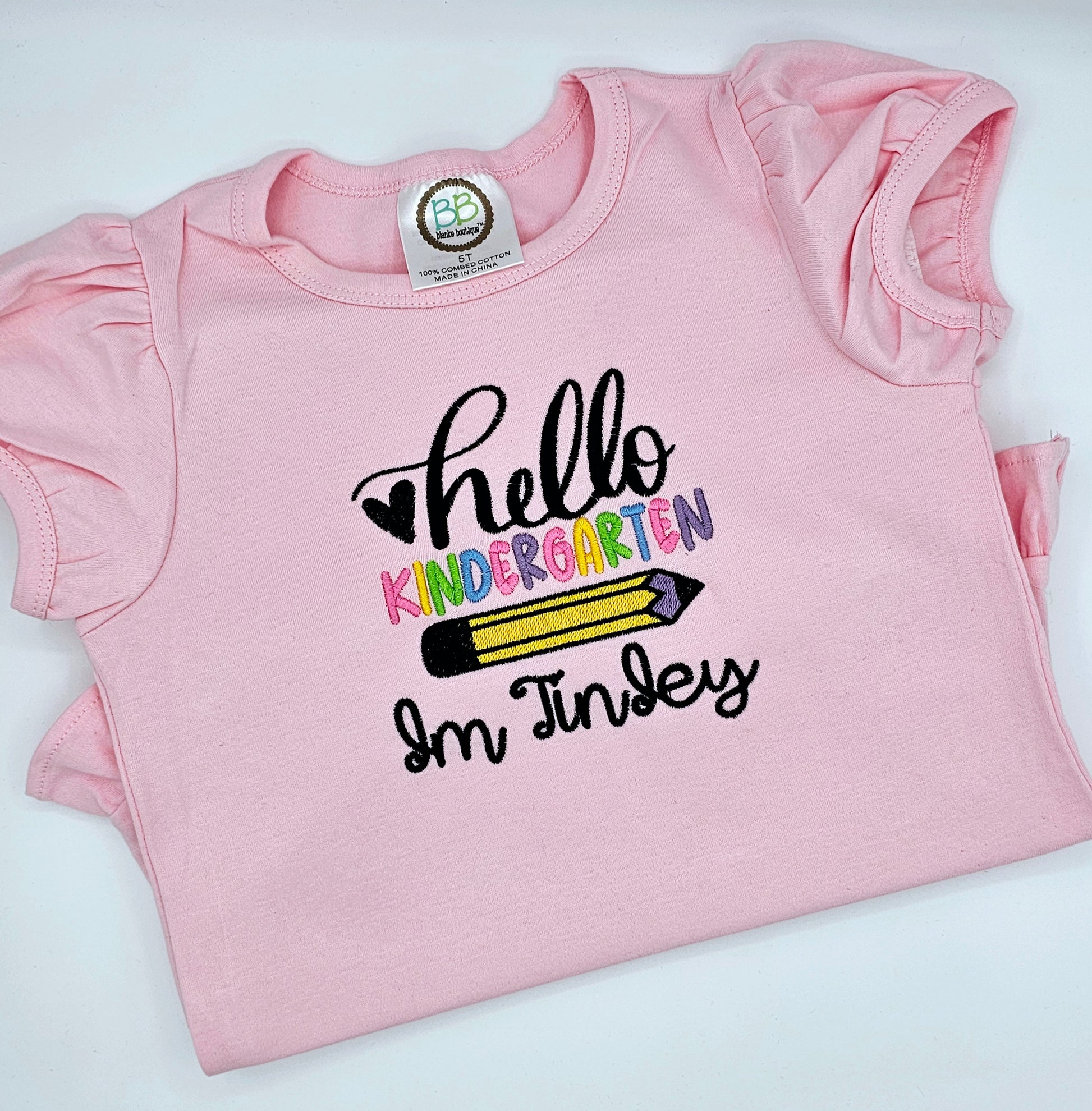 Hello Kindergarten Shirt - MUDBUGSBTQ