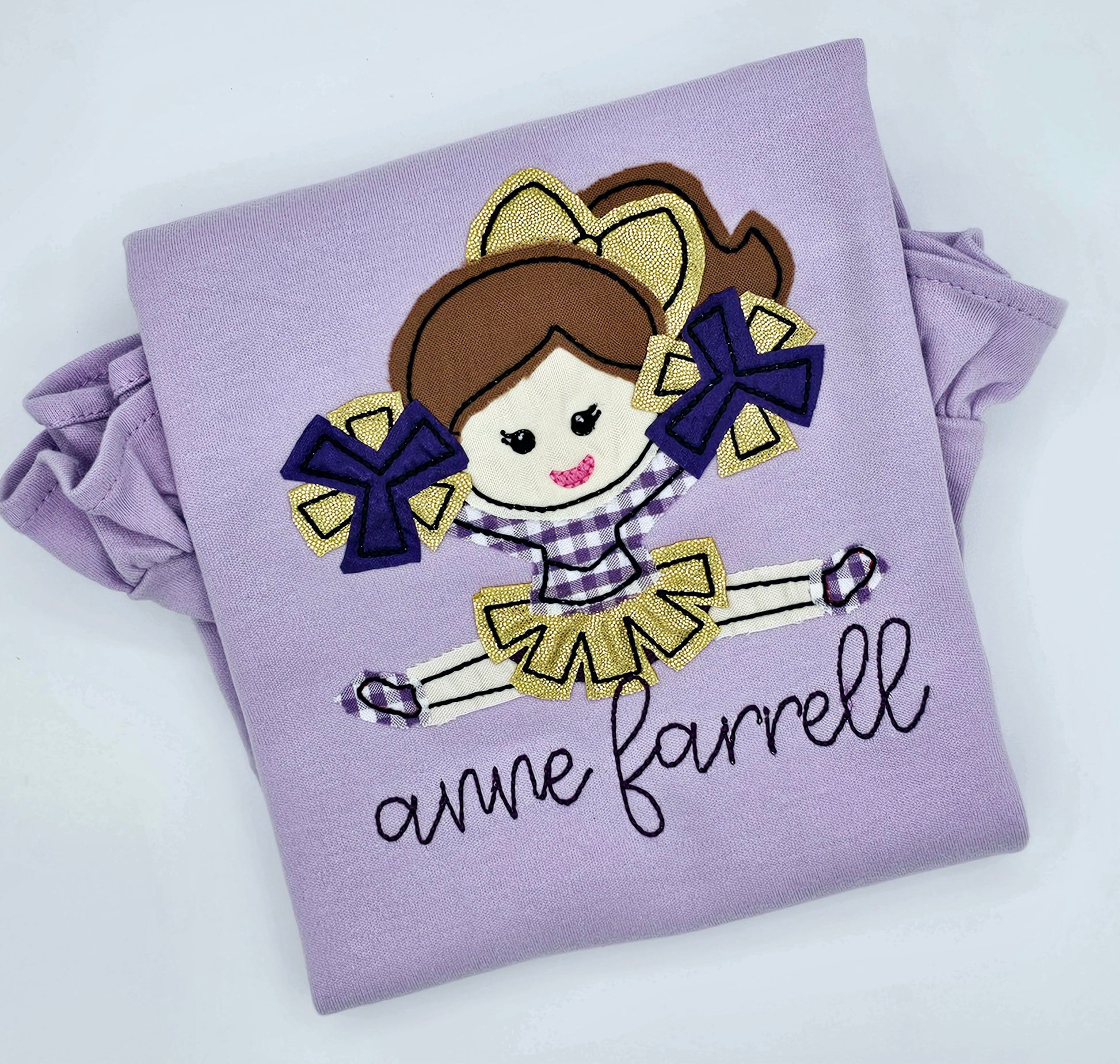 Cheerleader Applique - MUDBUGSBTQ