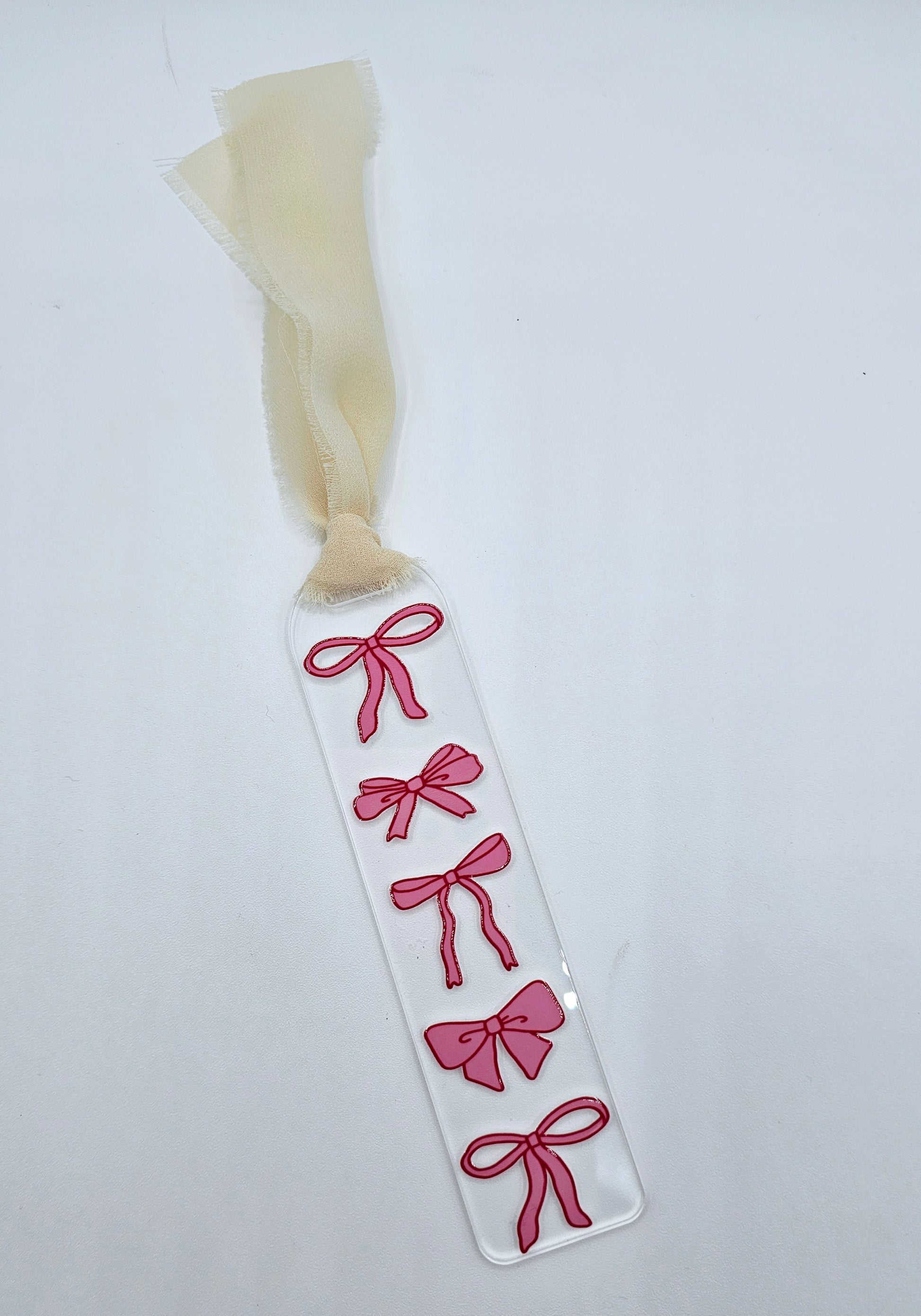 Acrylic Bow Bookmark - MUDBUGSBTQ