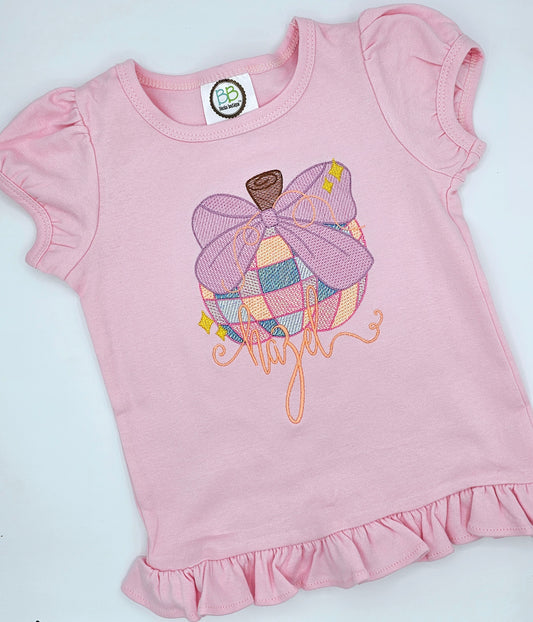 Shiny Disco Pumpkin Embroidery - MUDBUGSBTQ