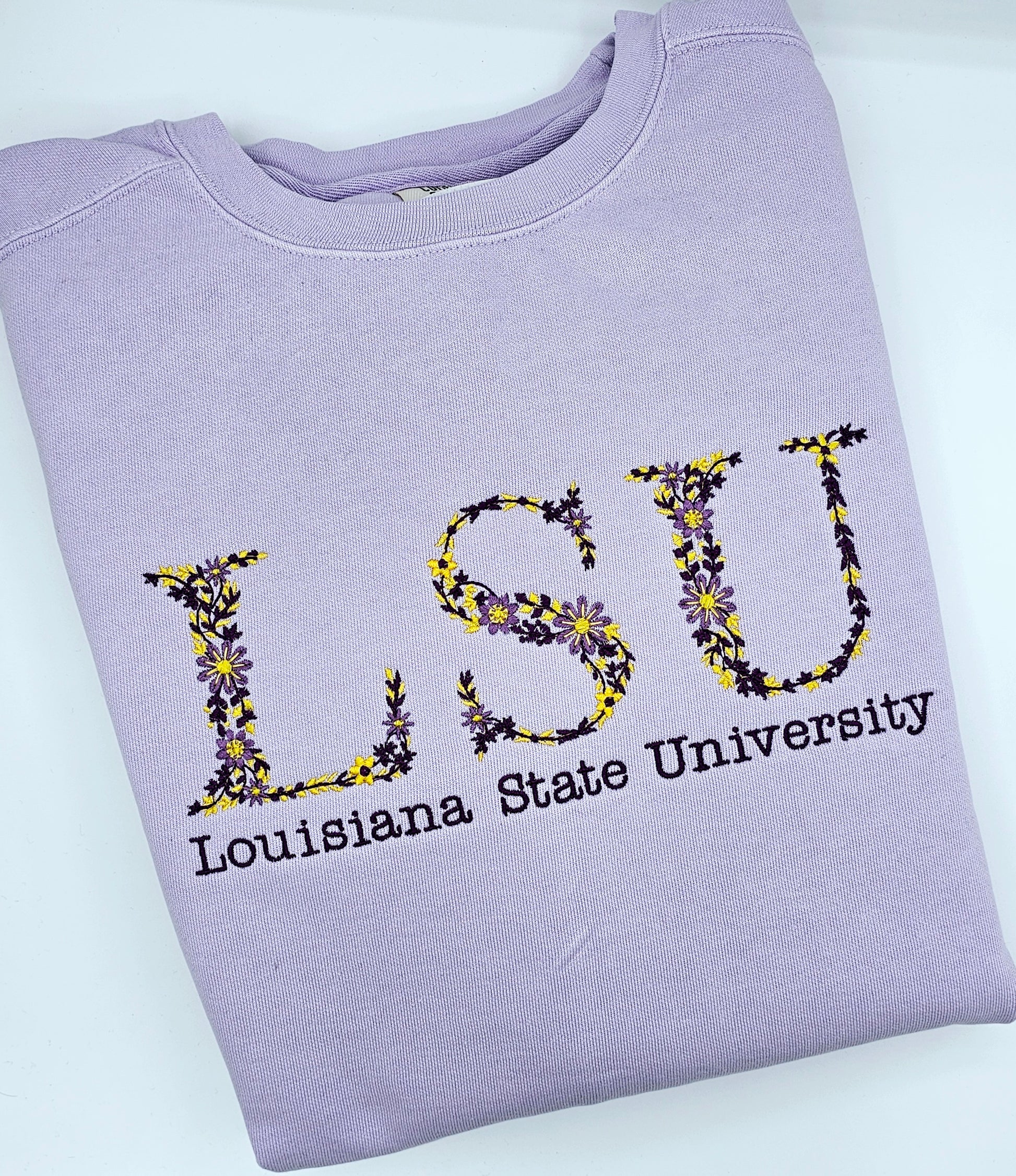 Louisiana Floral Sweatshirt - MUDBUGSBTQ