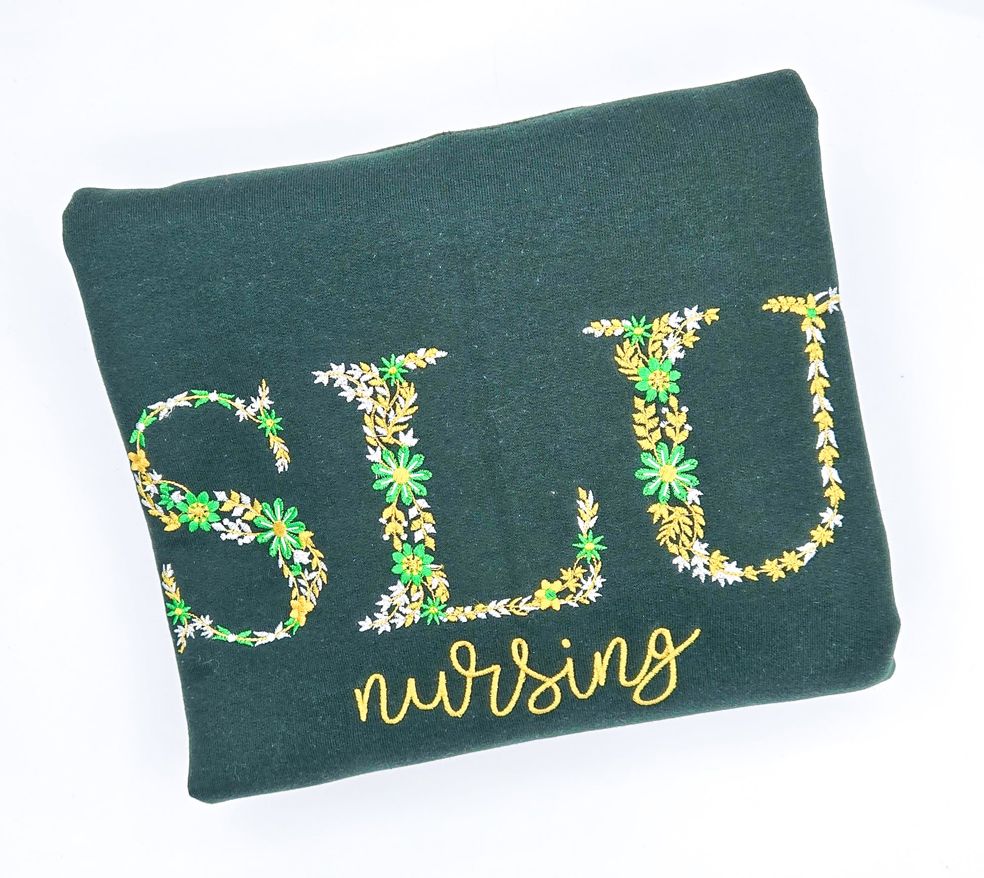 SLU Nursing Floral Sweatshirt - MUDBUGSBTQ