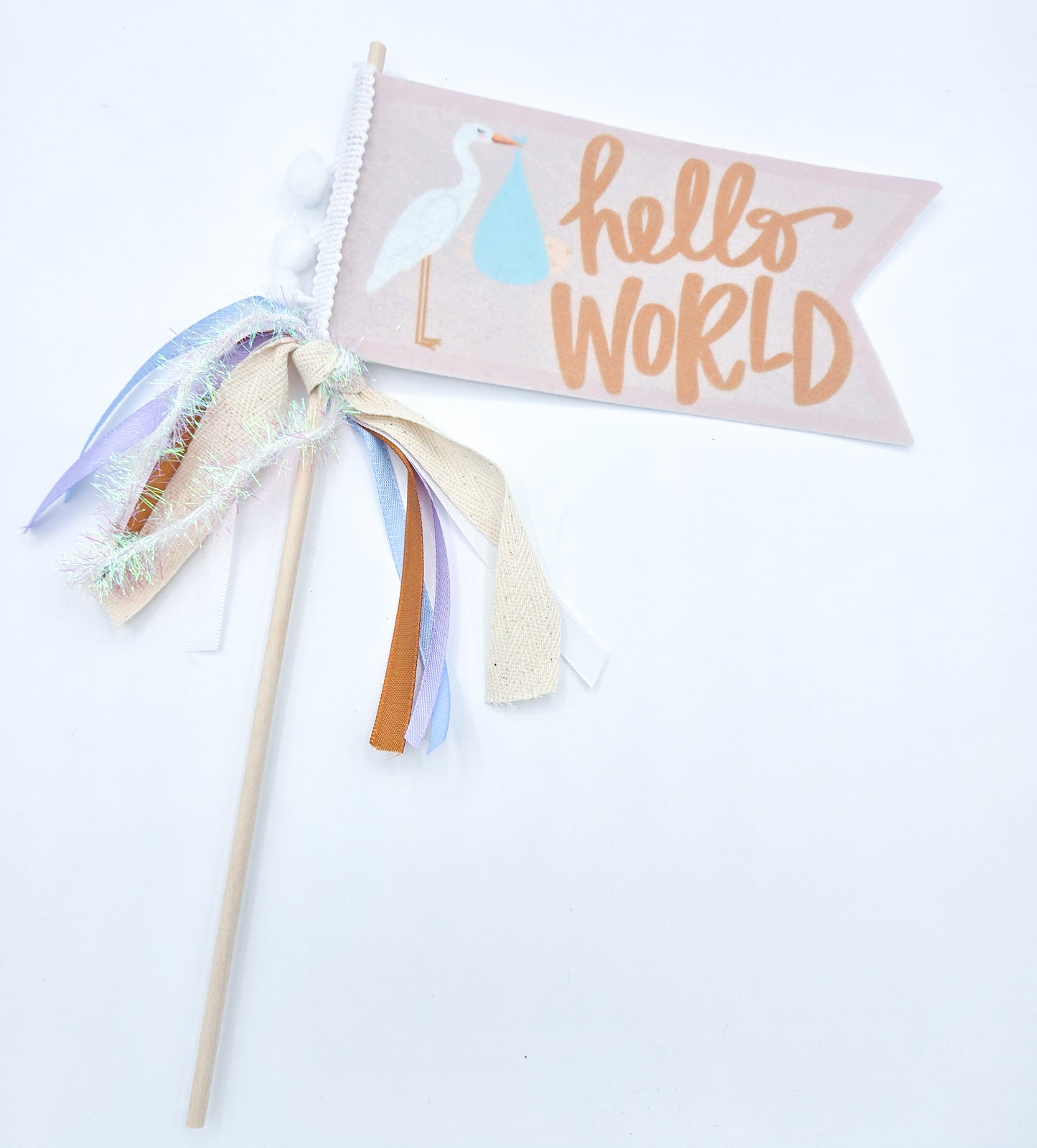 Hello World Pennant Flag