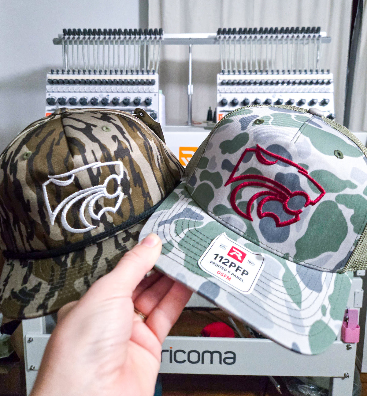 Wildcats Embroidered Camo Hat