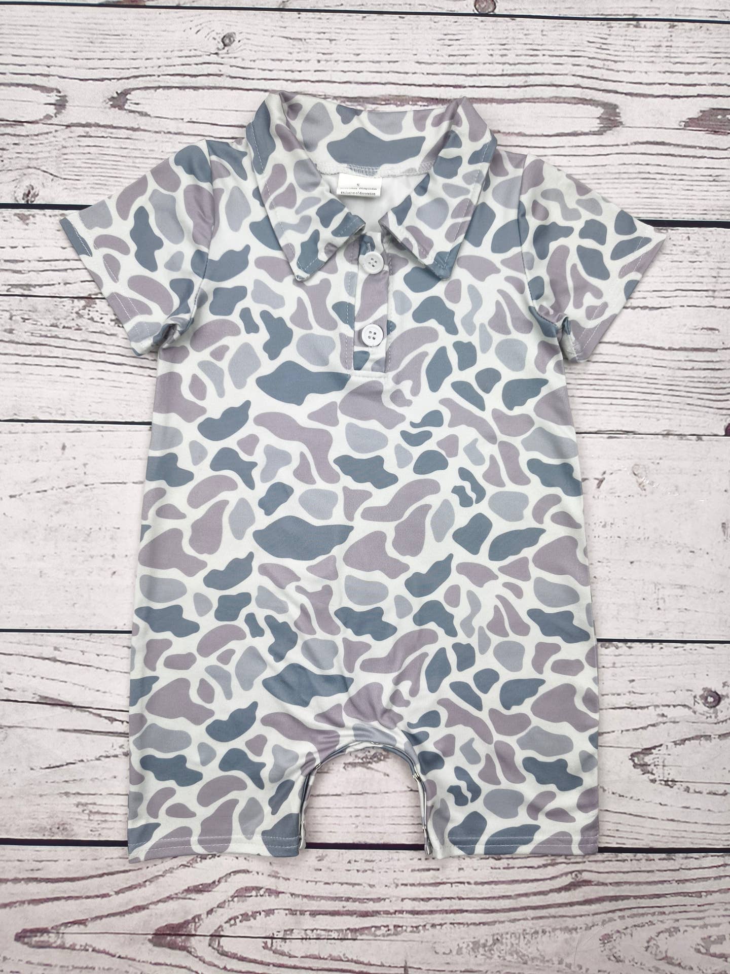 Boys Camouflage Polo - MUDBUGSBTQ
