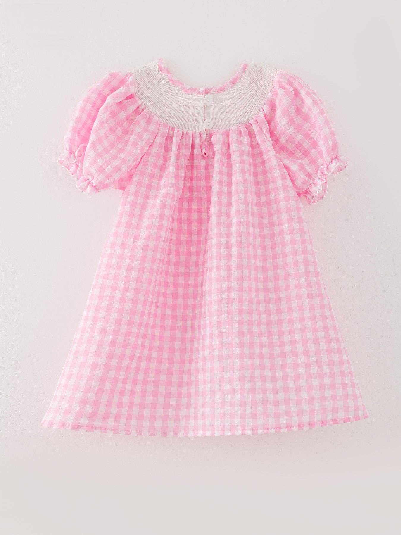 Pink Farm Smocked Dress