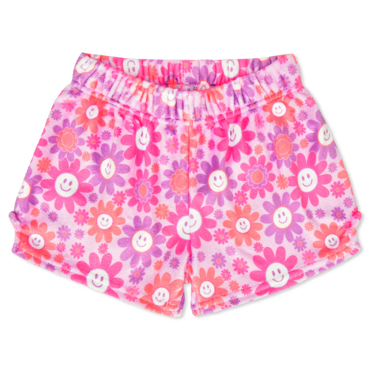 Groovy Smiles Plush Shorts - MUDBUGSBTQ
