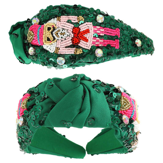 Green Nutcracker Headband
