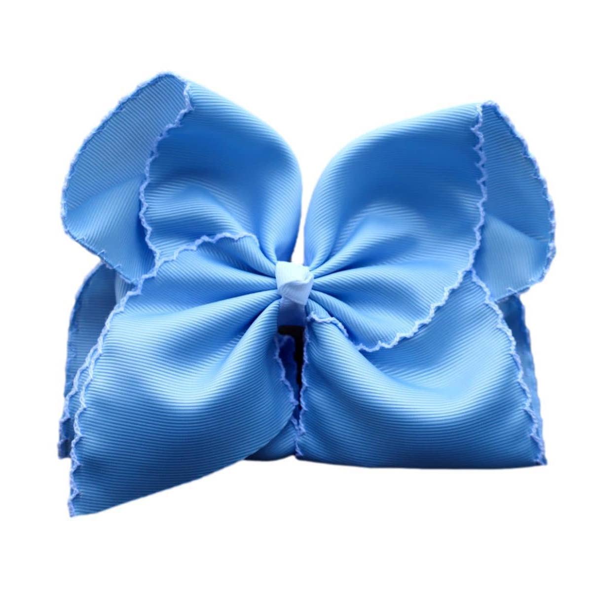 Moon Stitch Hair Bow - MUDBUGSBTQ