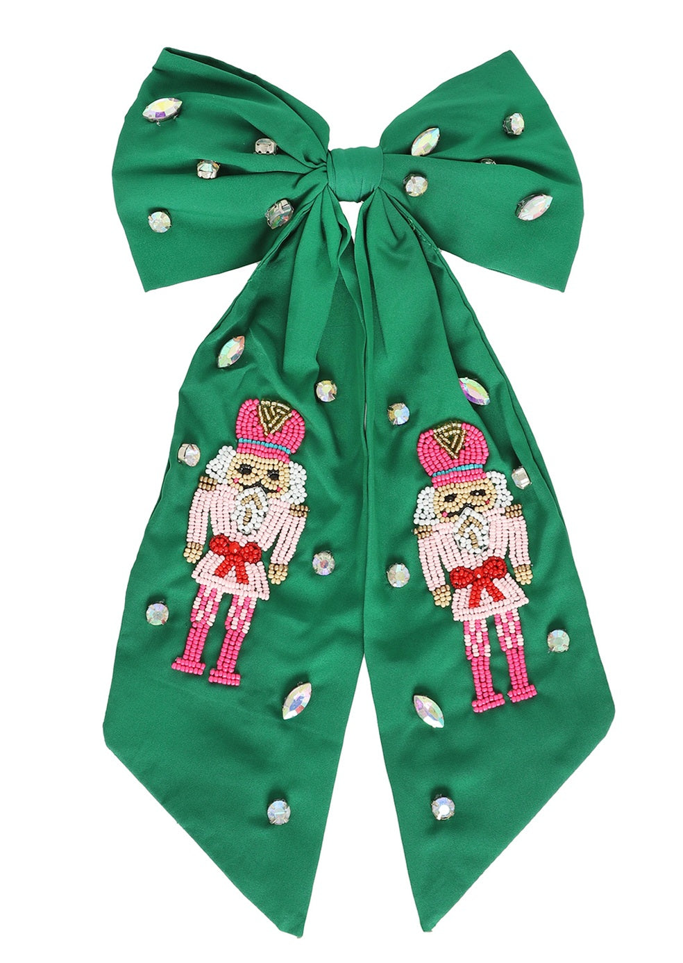 Nutcracker Christmas Bow Hair Clip - MUDBUGSBTQ