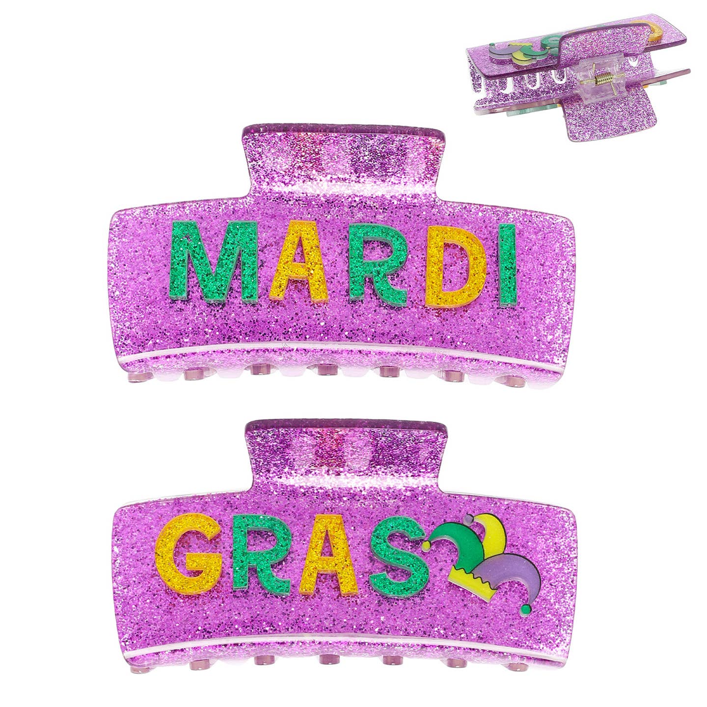 Fun Mardi Gras Clip Clip - MUDBUGSBTQ