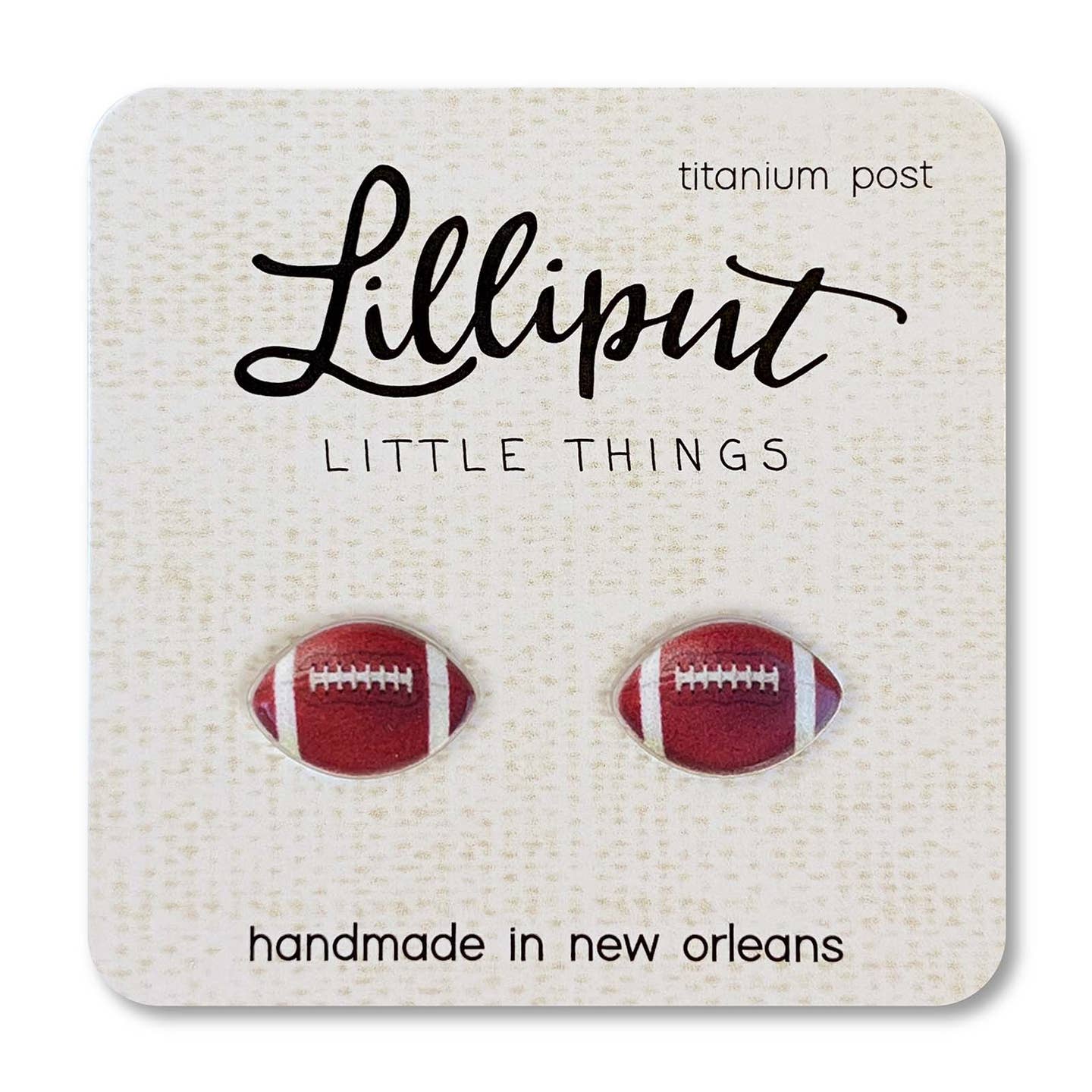 Football Earrings - MUDBUGSBTQ