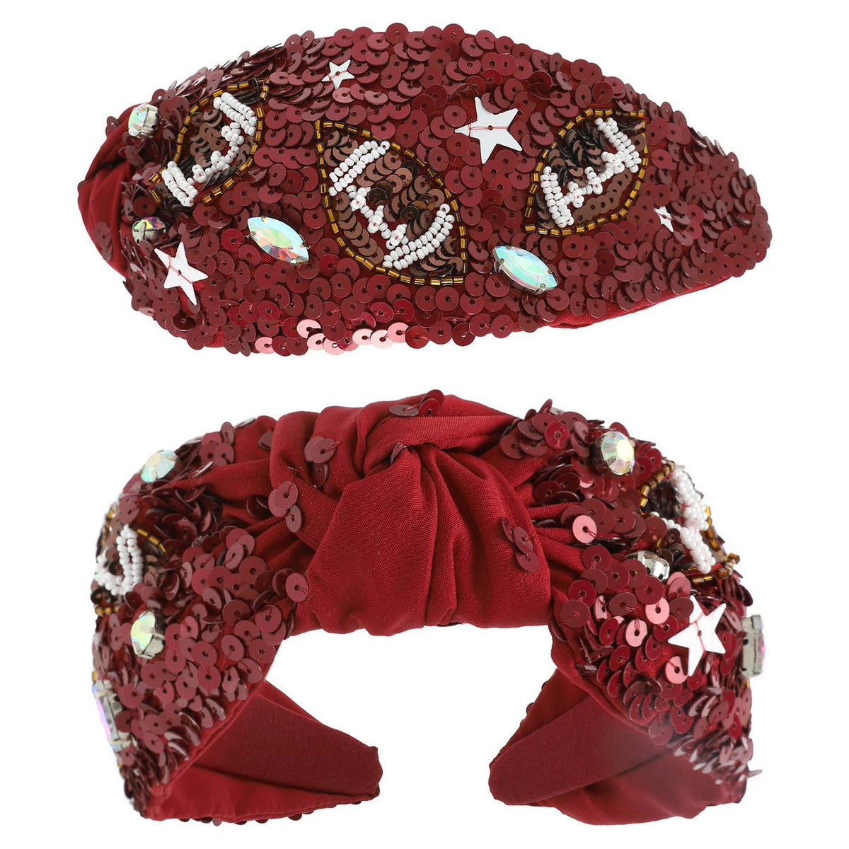 Girls Football Knot Headband - MUDBUGSBTQ