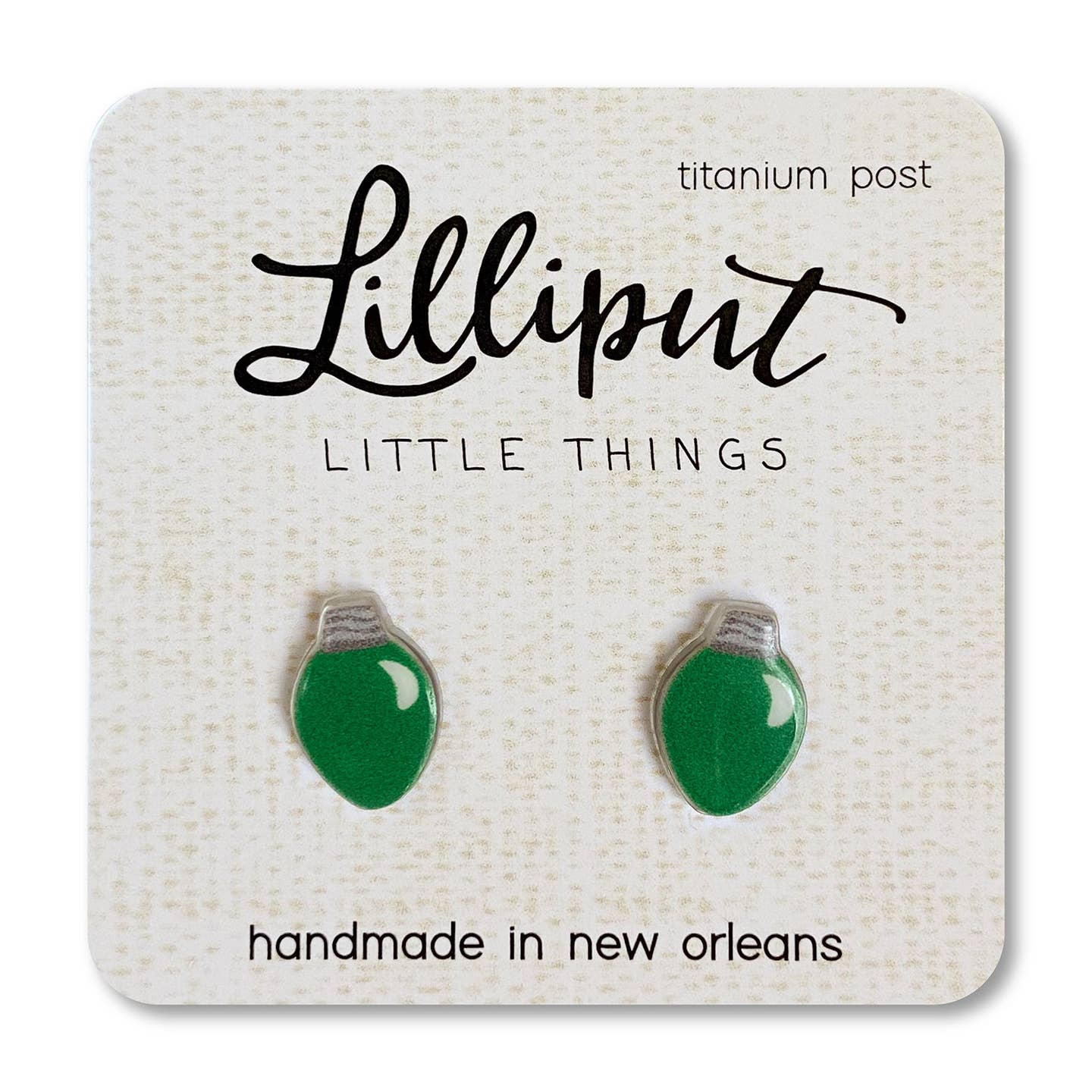 Christmas Bulb Earrings