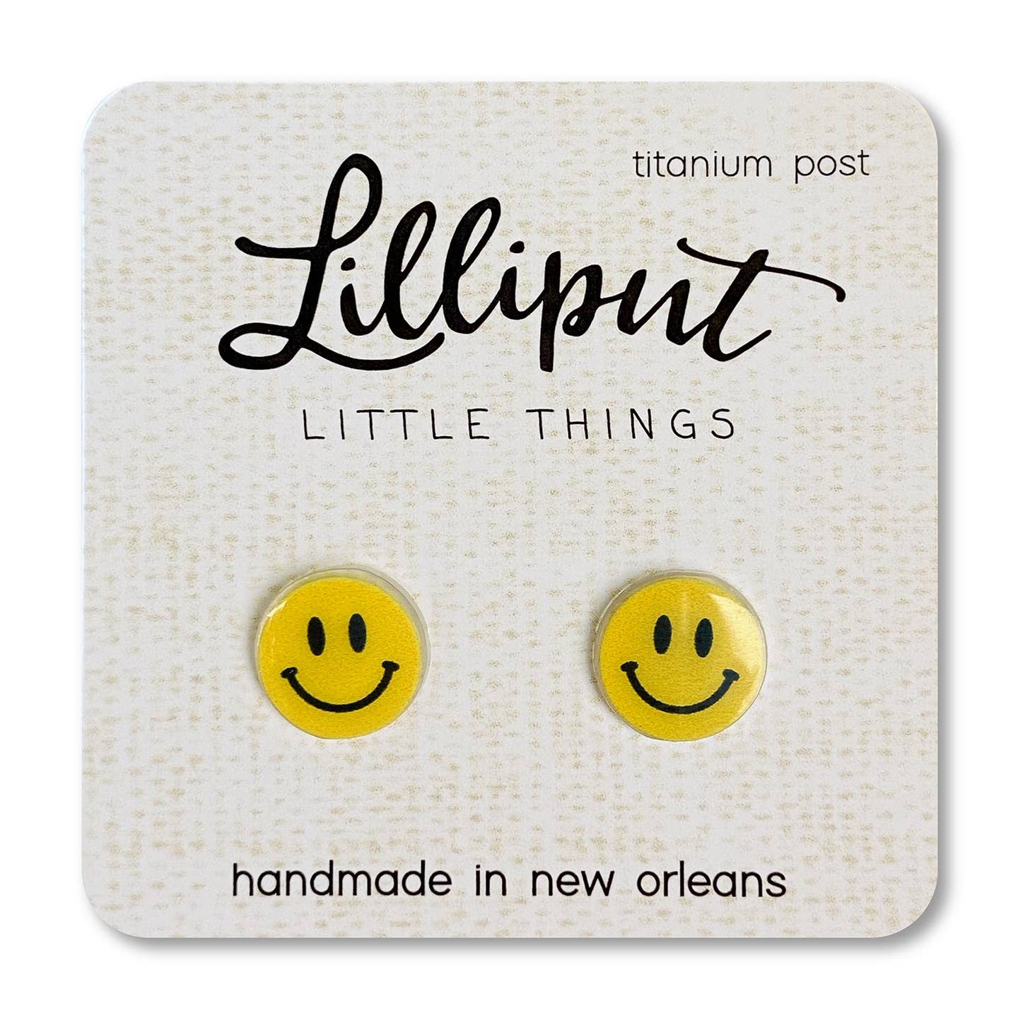 Smiley Earrings - MUDBUGSBTQ