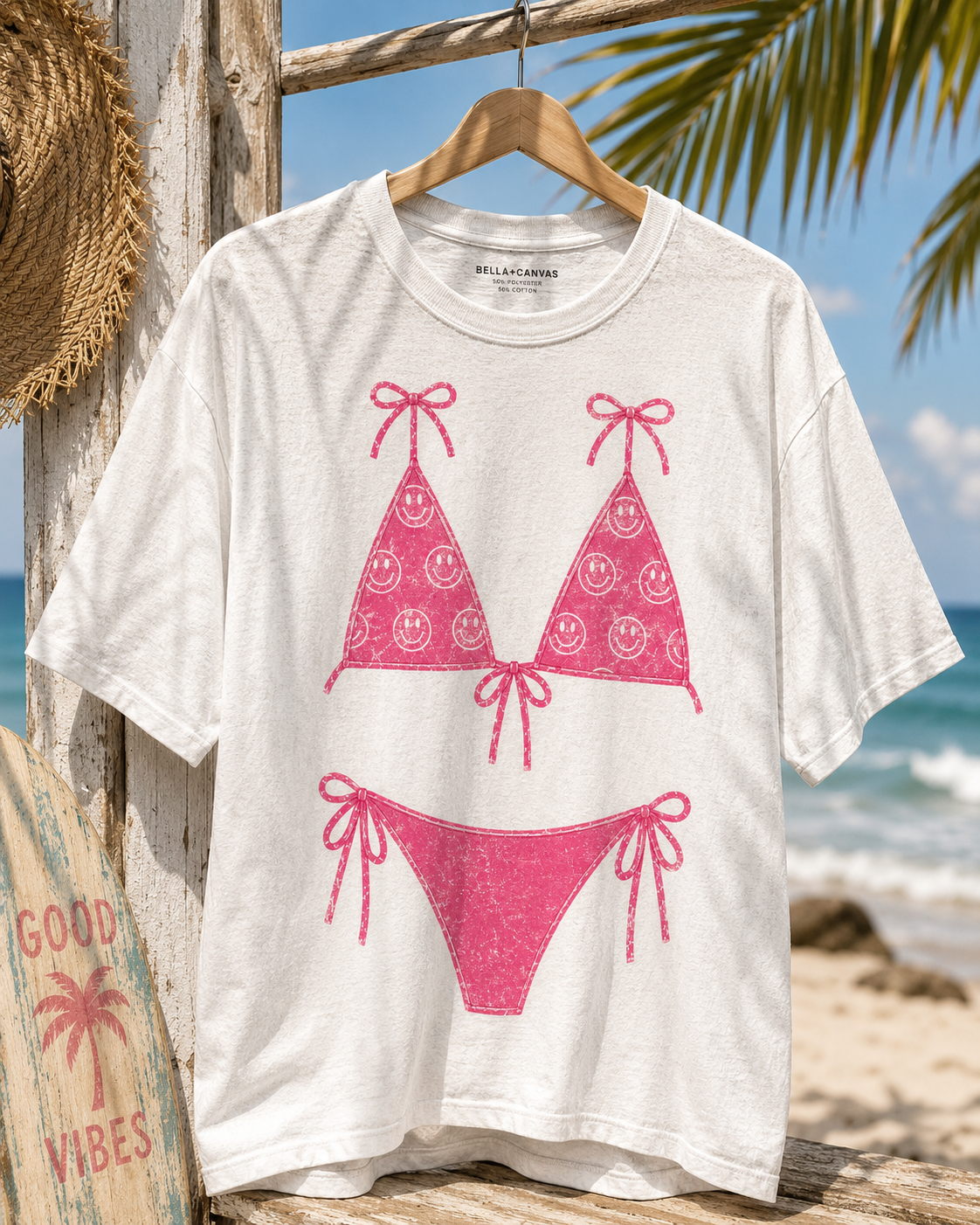Smiley Swimsuit Tee