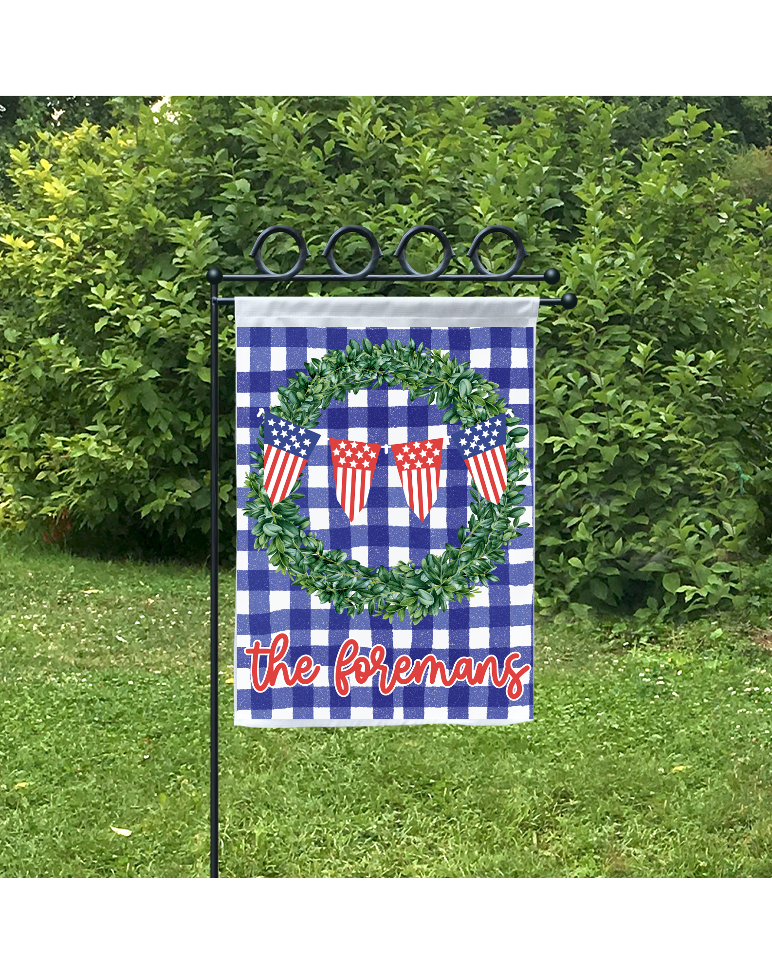 Red White & Blue Garden Flag - MUDBUGSBTQ