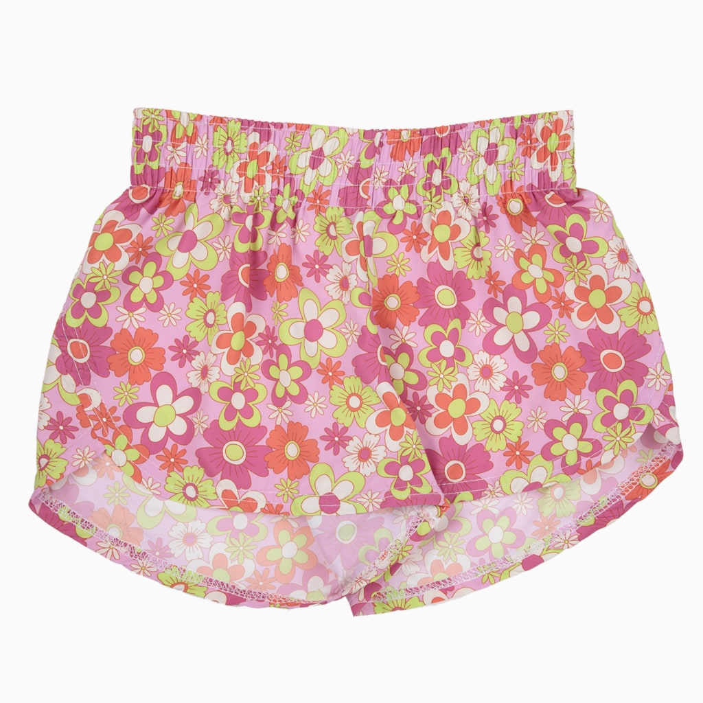 Flower Power Neon Shorts - MUDBUGSBTQ