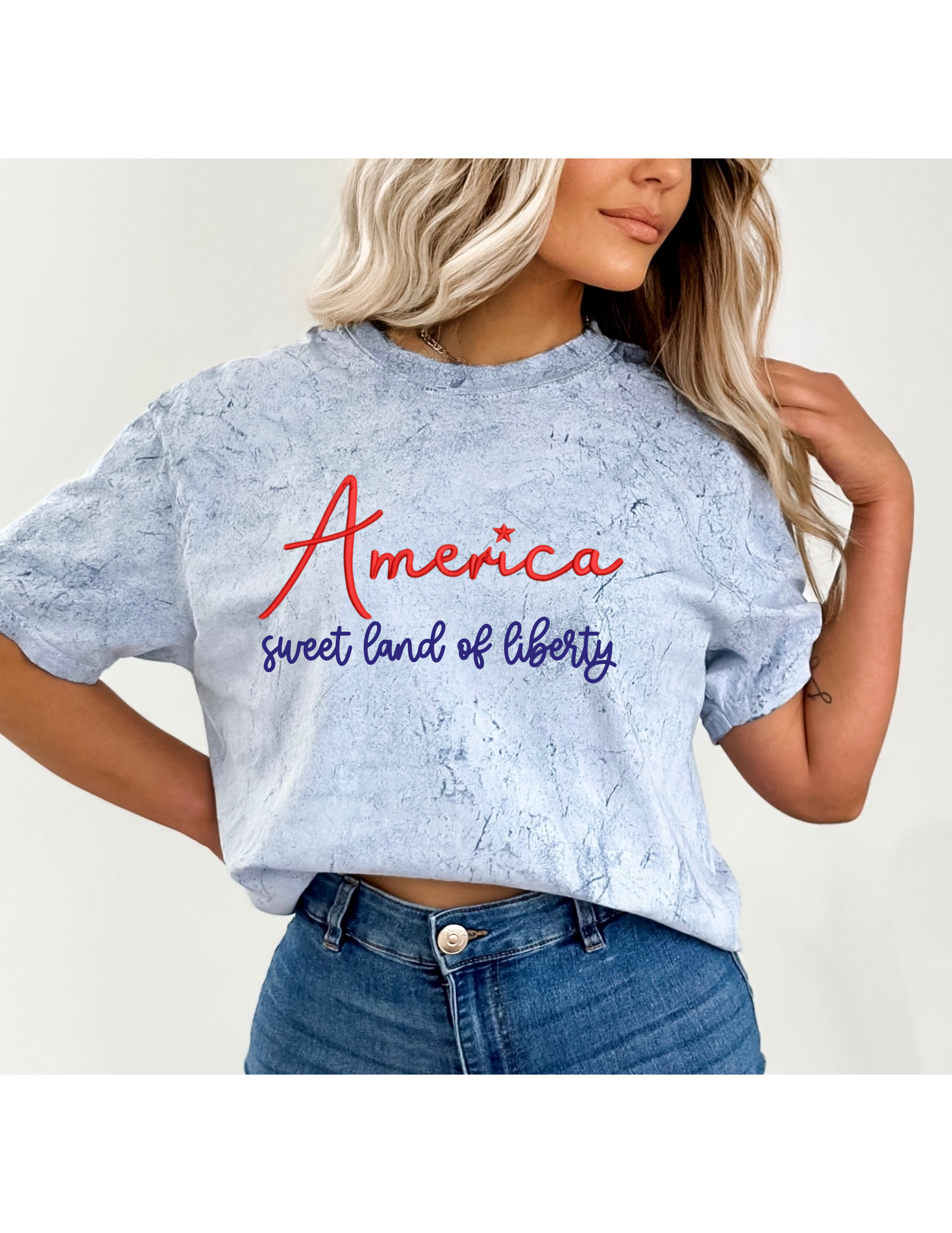 America Sweet Land of Liberty Tee - MUDBUGSBTQ