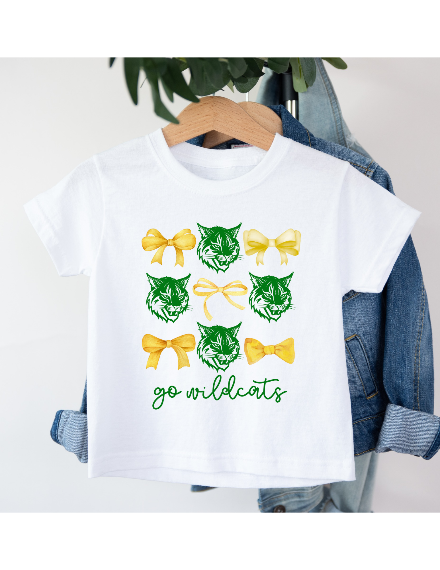 Girls Custom Mascot & Bows Tee - MUDBUGSBTQ