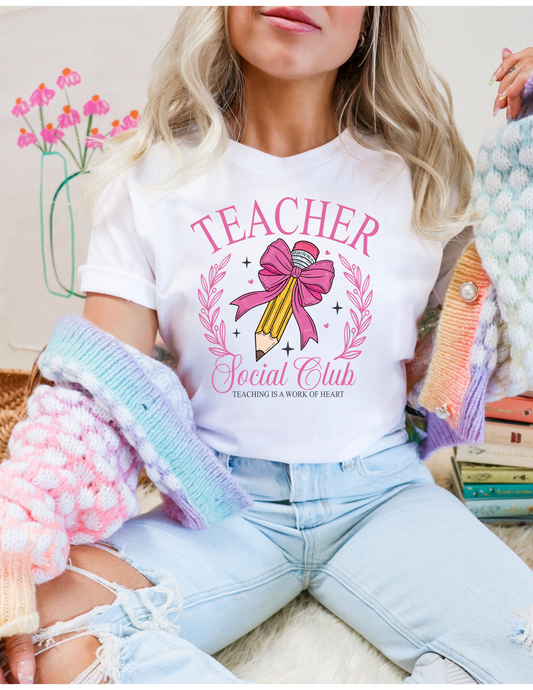 Teacher Social Club Tee - MUDBUGSBTQ