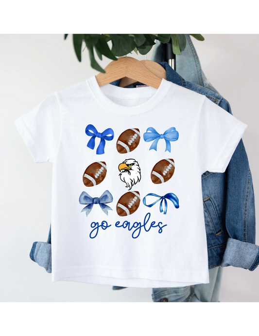 WHOLESALE Custom Bows Football Mascot Tee - MUDBUGSBTQ