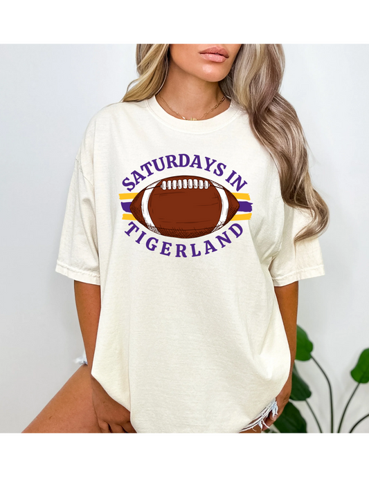 Saturdays In Tigerland Tee - MUDBUGSBTQ