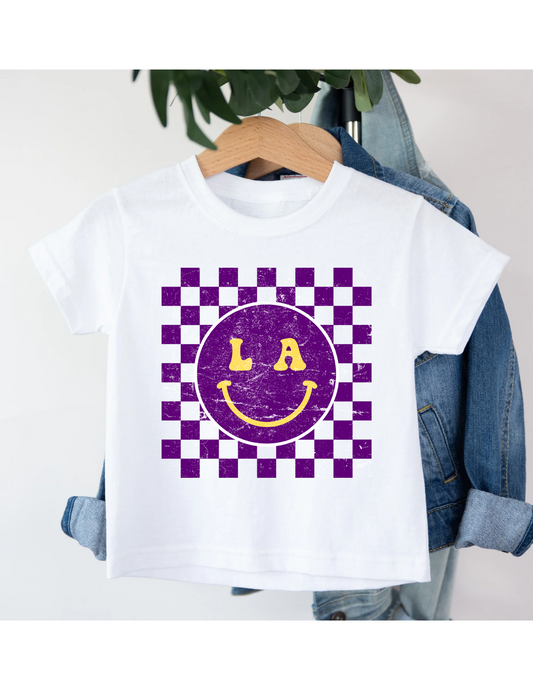 Checkered LA Tee - MUDBUGSBTQ
