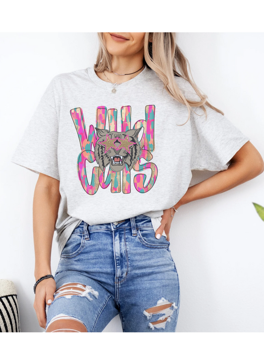 Colorful Wildcat Tee - MUDBUGSBTQ