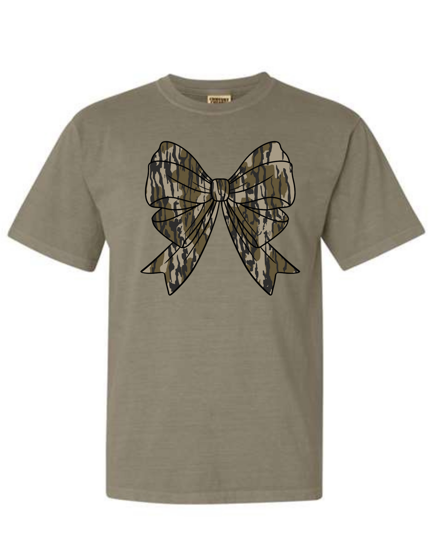 Camo Bow Tee - MUDBUGSBTQ