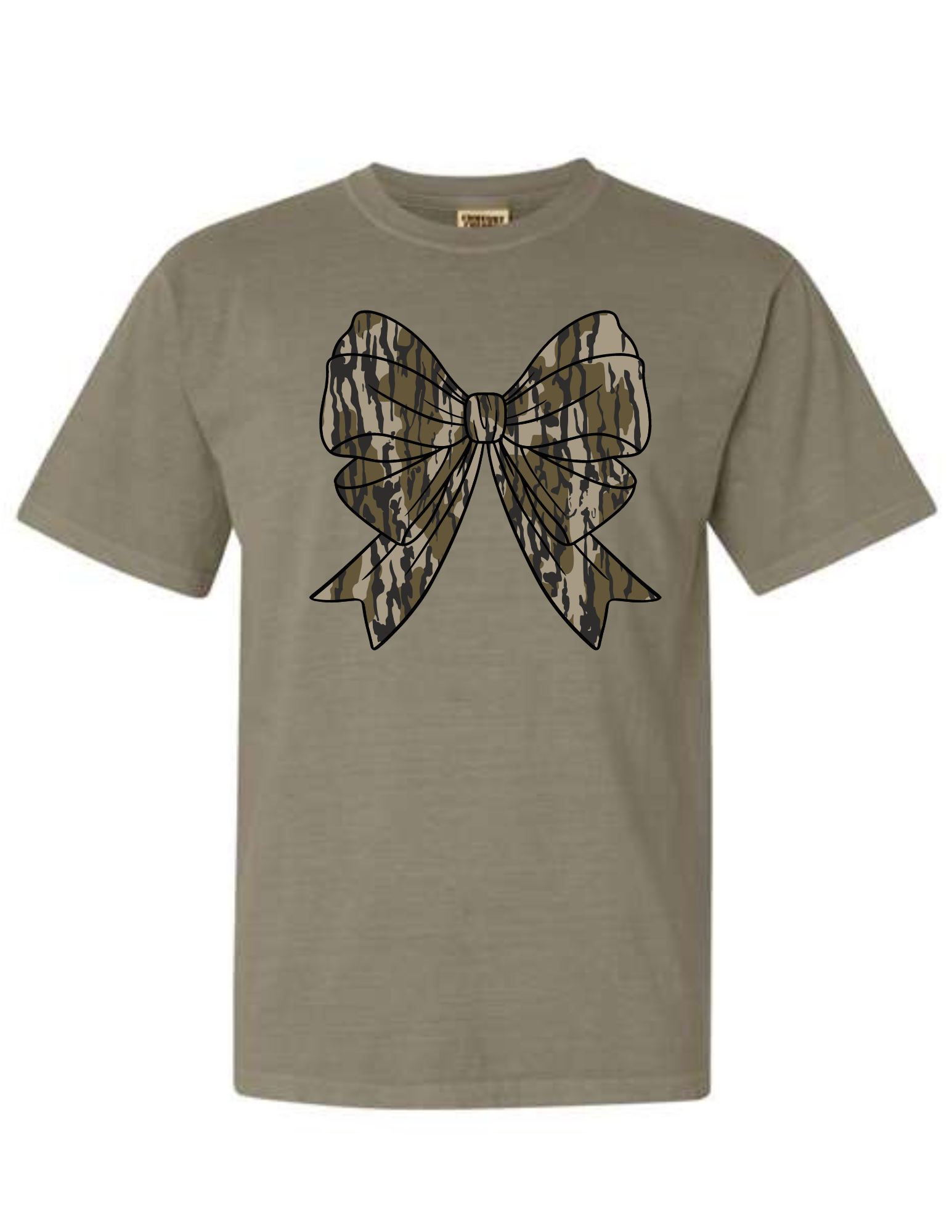 Camo Bow Tee - MUDBUGSBTQ